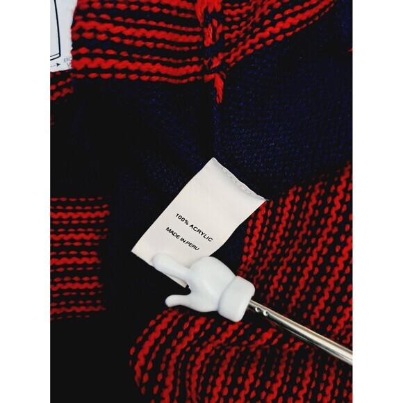 Emerson Street Premier‎ Womens Navy Red Striped Cardigan Quality Soft Small - Picture 7 of 8
